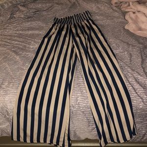 Blue & Cream pilazzo trousers